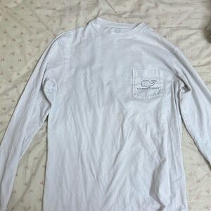 Vineyard Vines Classic White Long Sleeve Tee